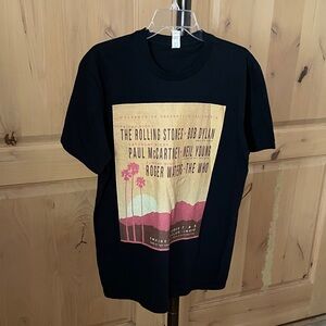 T-Shirt Rolling Stones, Bob Dylan, Paul McCartney, Neil Young, Roger Waters, Who